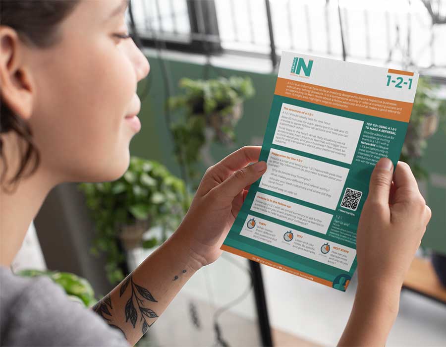 networkin-a5-121-guide NetworkIN 121 guide designed by TukTuk Creative Marketing