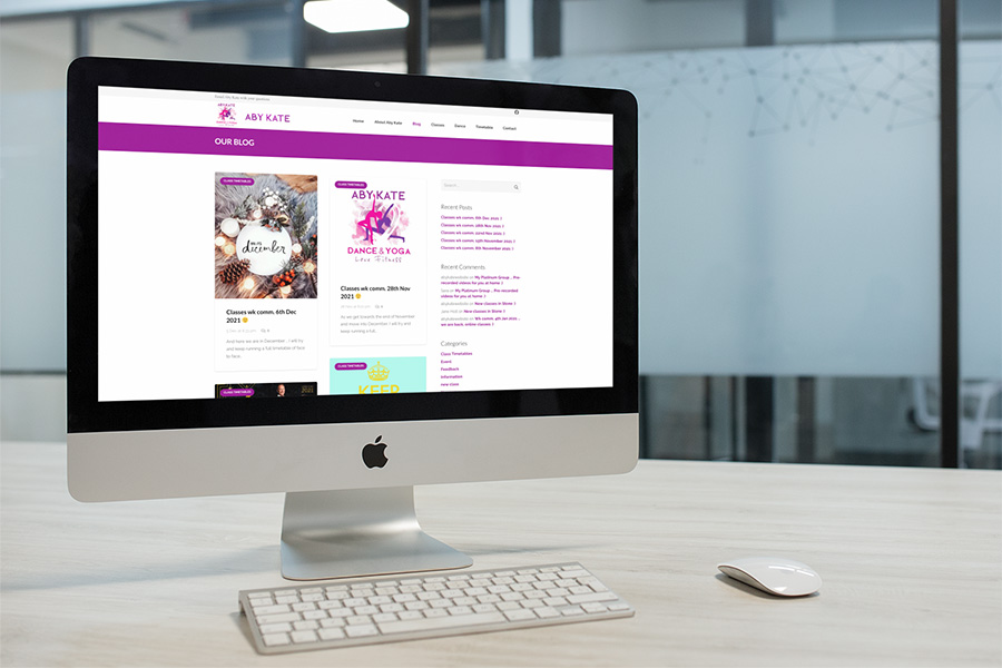 Dance-yoya-teacher-website-Aby-Kate–Blog The news section of Aby Kate's website