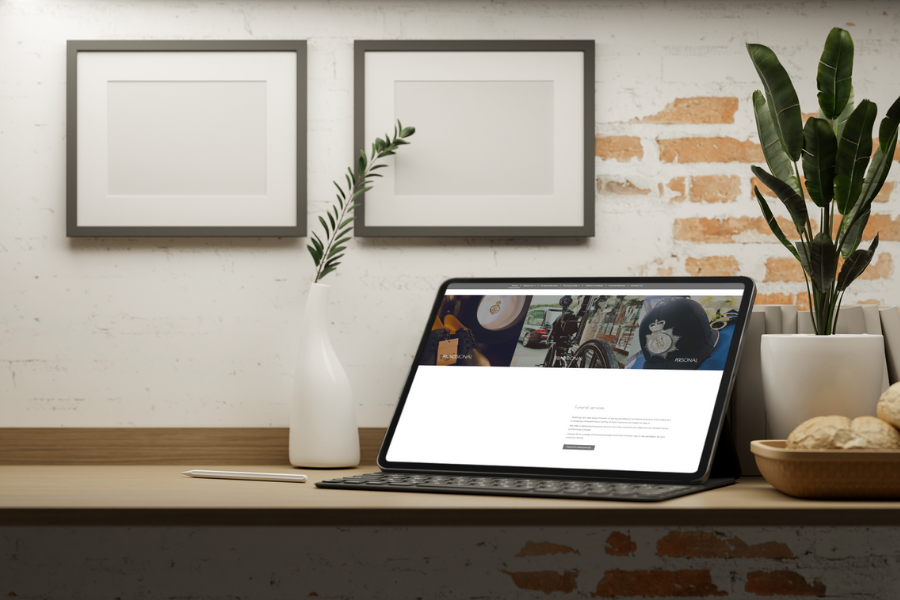 Love’s Independent Funeral Directors website homepage design Love’s Independent Funeral Directors website homepage design