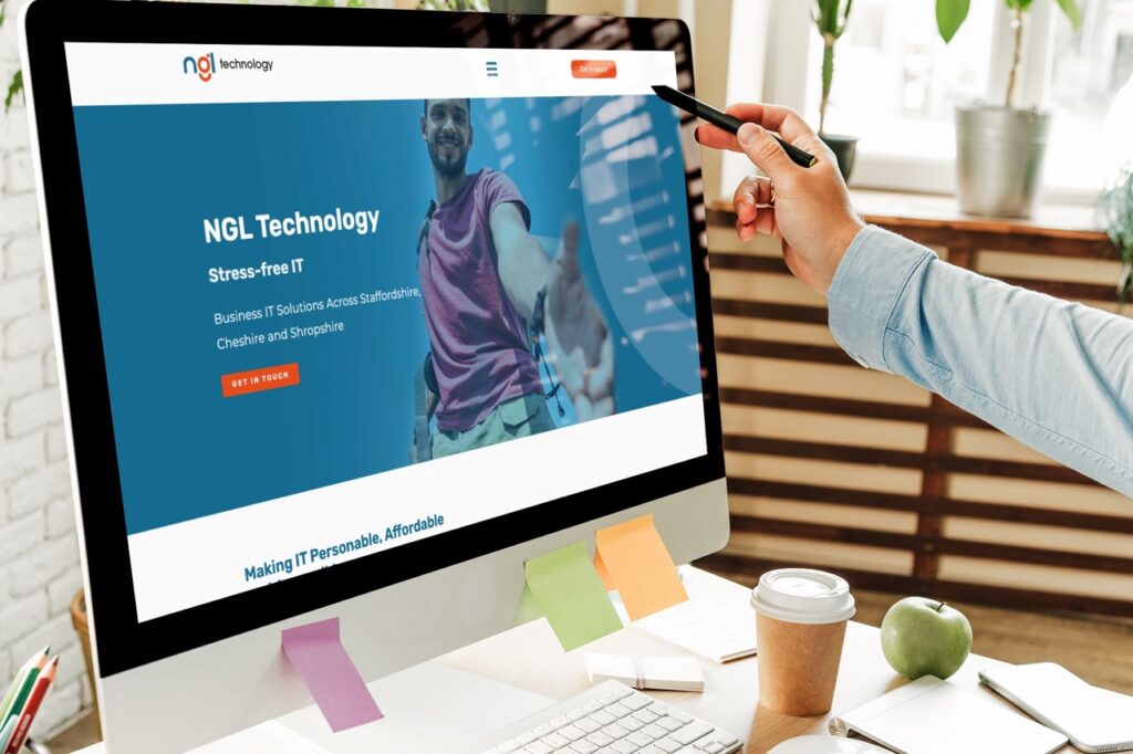 The website designed for Stoke-on-Trent IT experts NGL Technology.