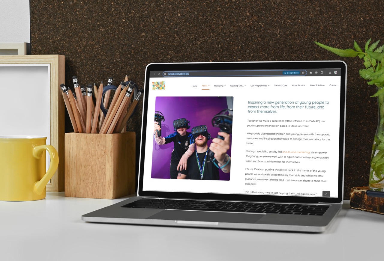 TWMAD TWMAD About website Page design