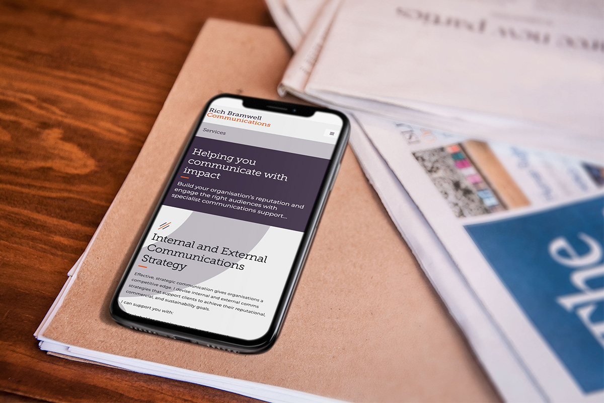 Rich Bramwell Communications website Rich Bramwell Communications website