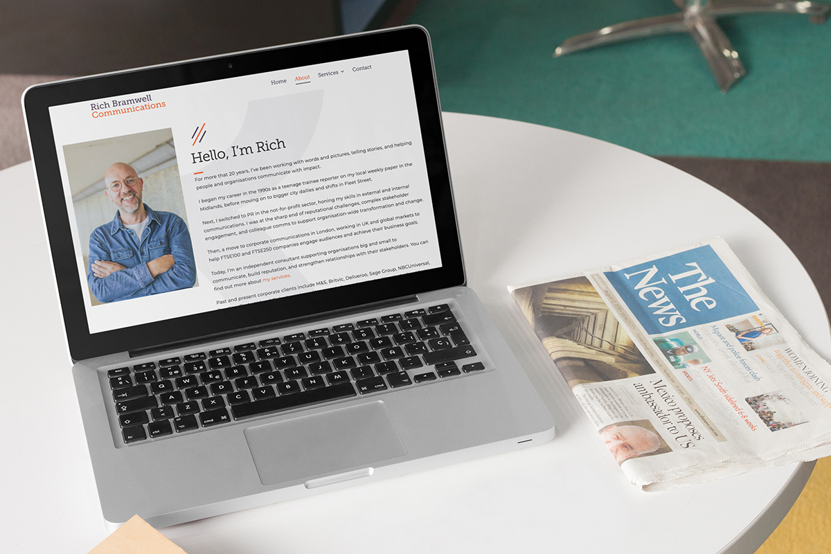 Rich Bramwell Communications website Rich Bramwell Communications website